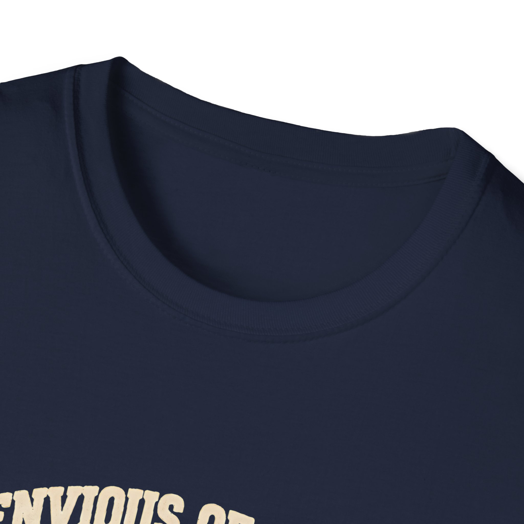 Leopard Recliner Tee — “Envious of Your Lack of Doubt” Vintage Cat Graphic T-Shirt - Image 19