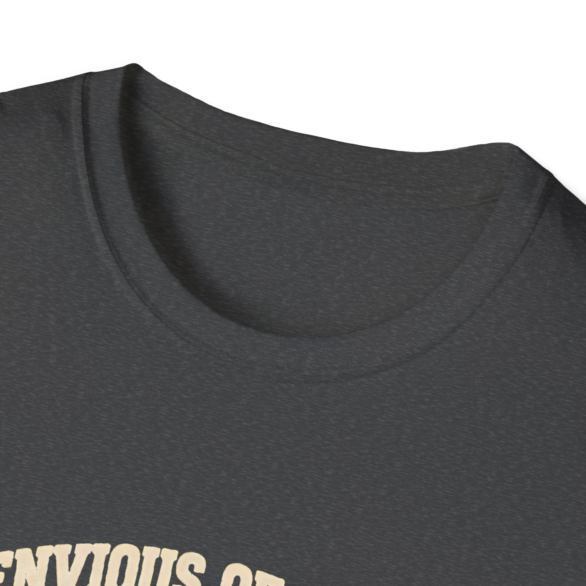Leopard Recliner Tee — “Envious of Your Lack of Doubt” Vintage Cat Graphic T-Shirt - Image 15