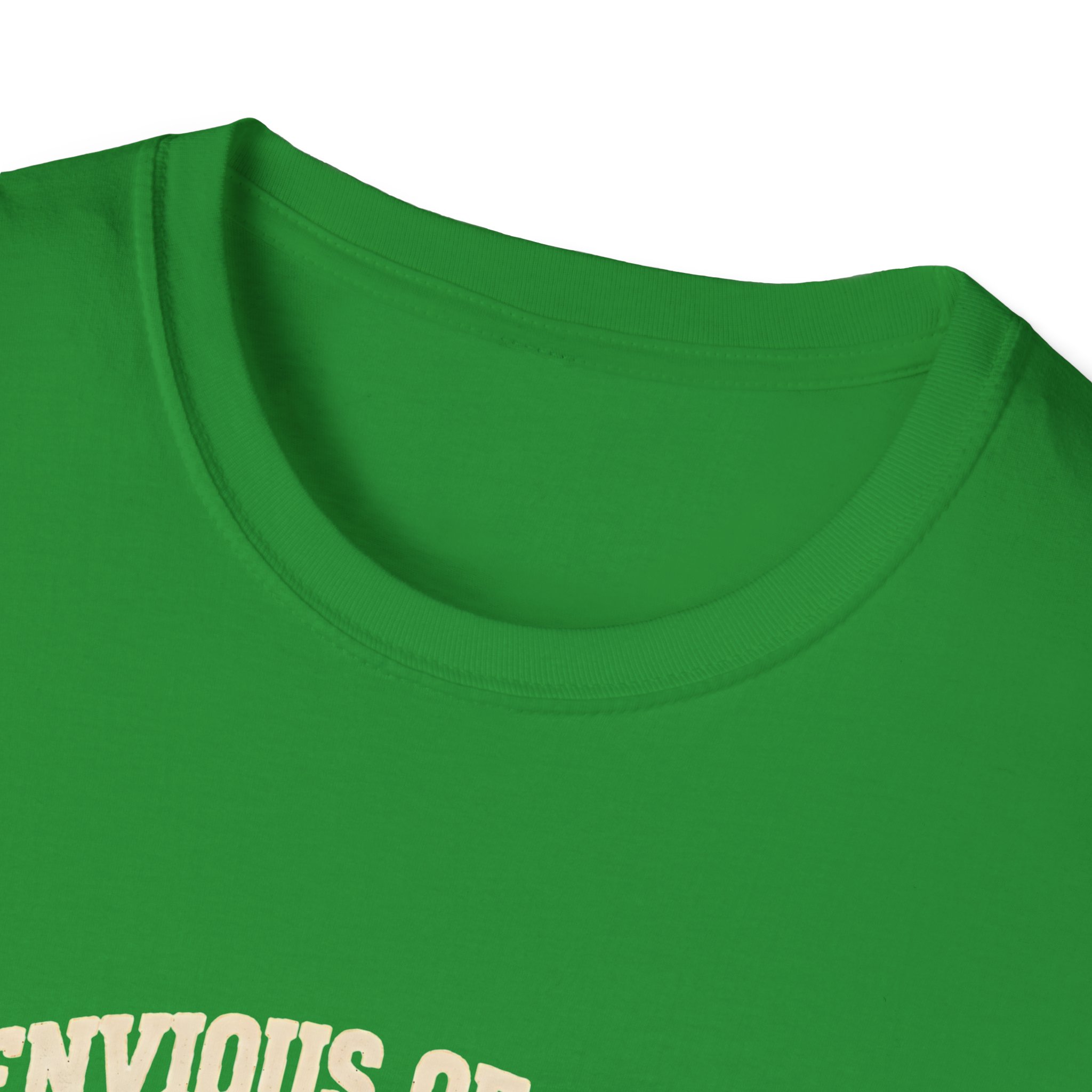 Leopard Recliner Tee — “Envious of Your Lack of Doubt” Vintage Cat Graphic T-Shirt - Image 11